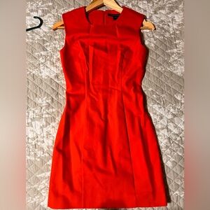 French Connection red-orange dress